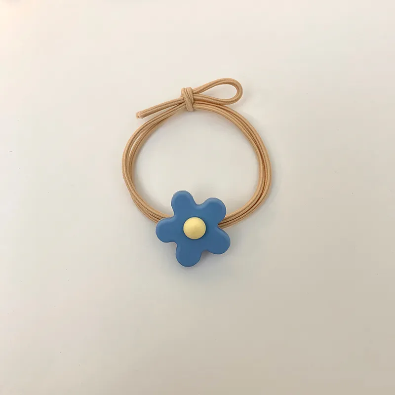 Wild flower hair tie - Blue