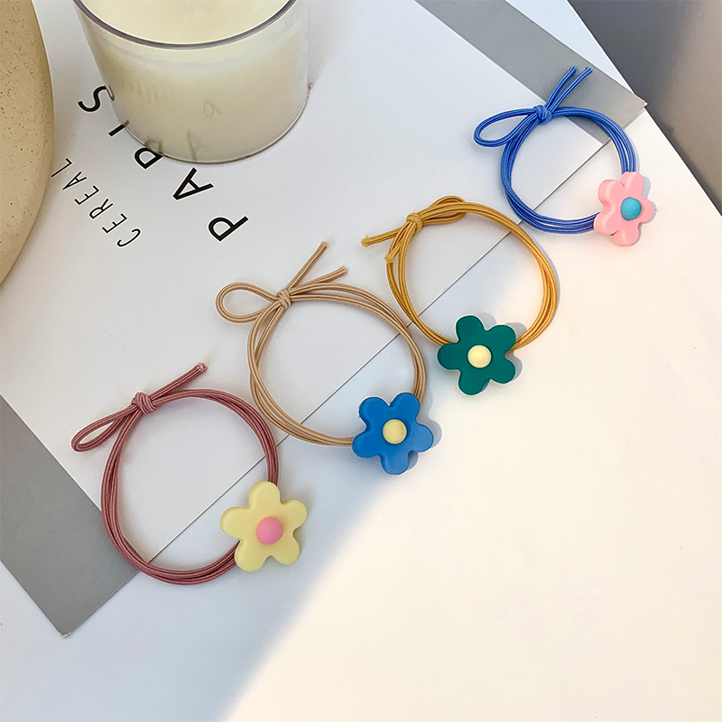 Wild flower hair tie