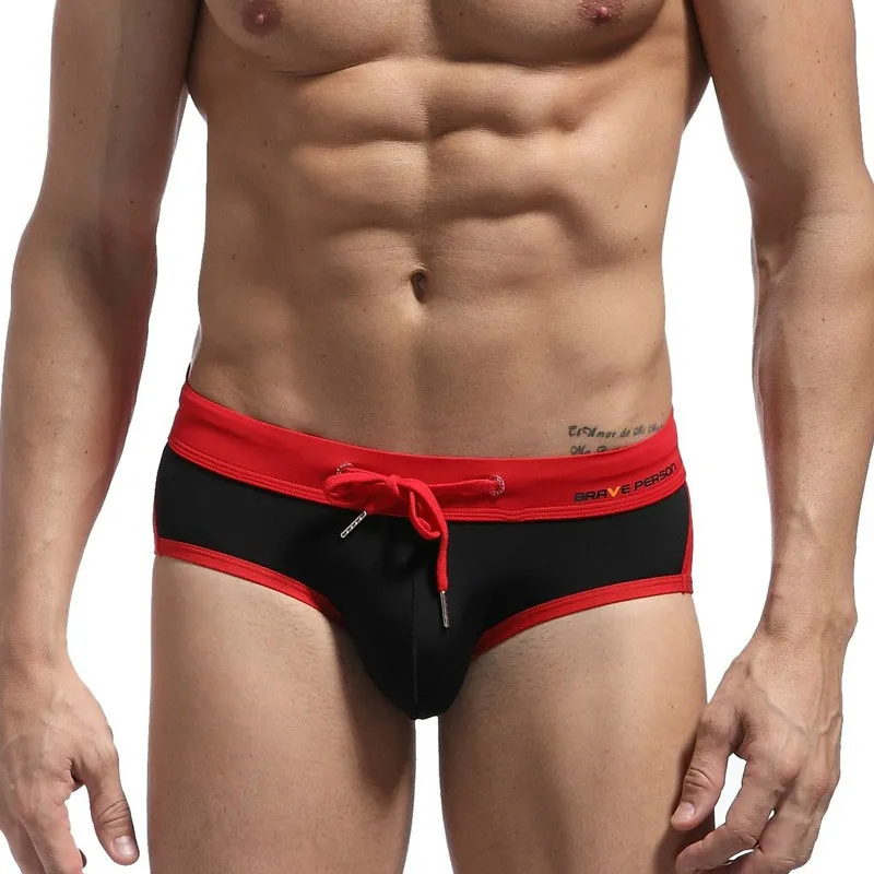 BRAVE PERSON men Swim briefs - Black
