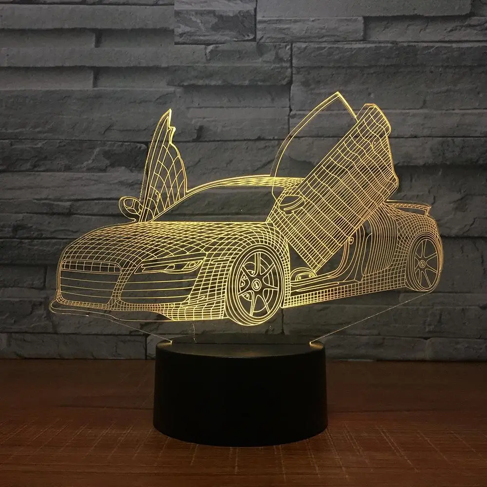 Usb plug-in 3d night light