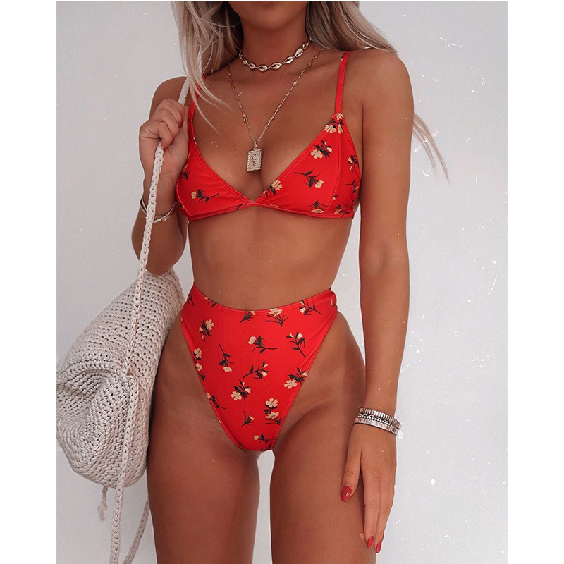 Floral sexy swimsuit
