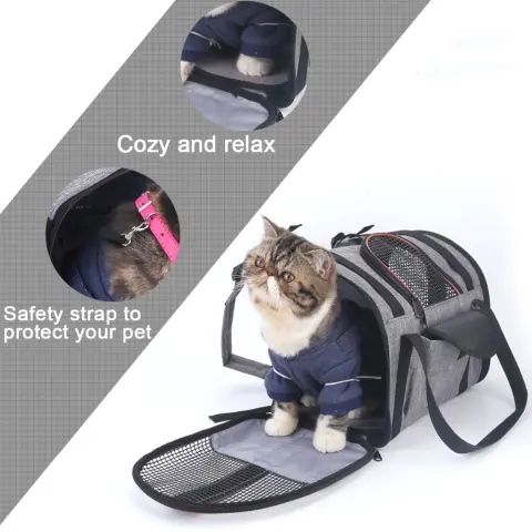 Multi-functional Folding Pet Puppy Dog Cat Car Seat Basket