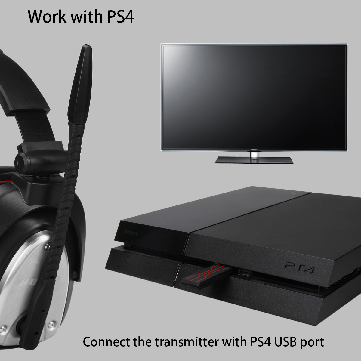 Trådløst gaming-headset 11 - Miniatyr 4