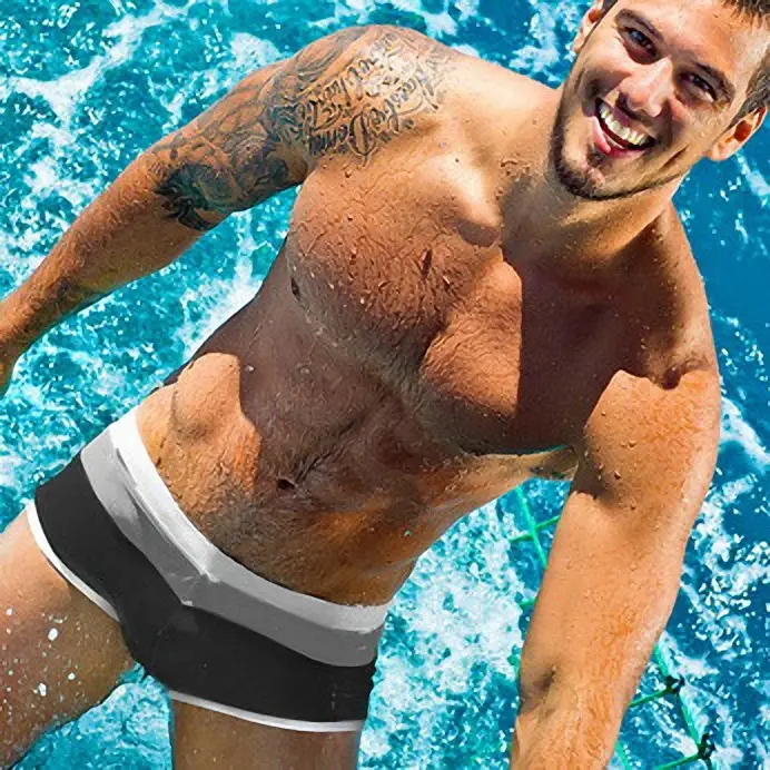 Austinbem fashionable sexy men's swimming trunks