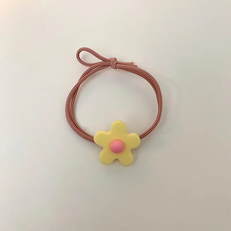 Wild flower hair tie - Yellow