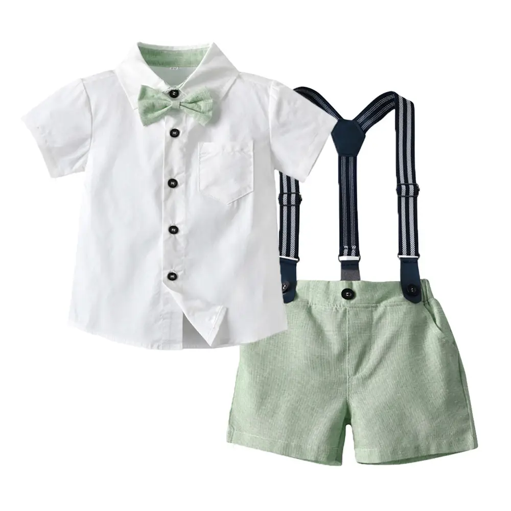 Summer suit children's short-sleeved shirt