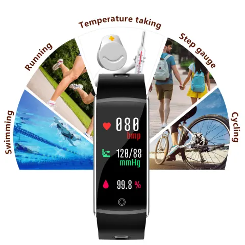 F10T Body Temperature Smart Bracelet