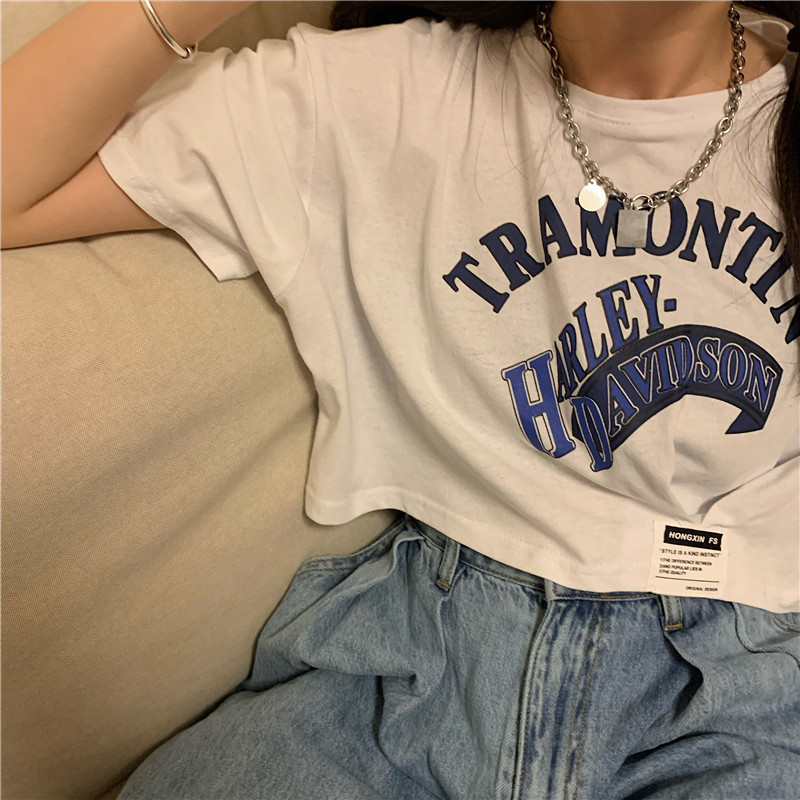 Short hyuna style short sleeve t-shirt