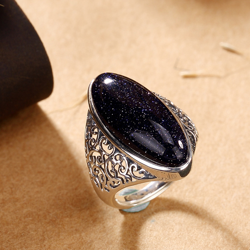 Blue sandstone ring