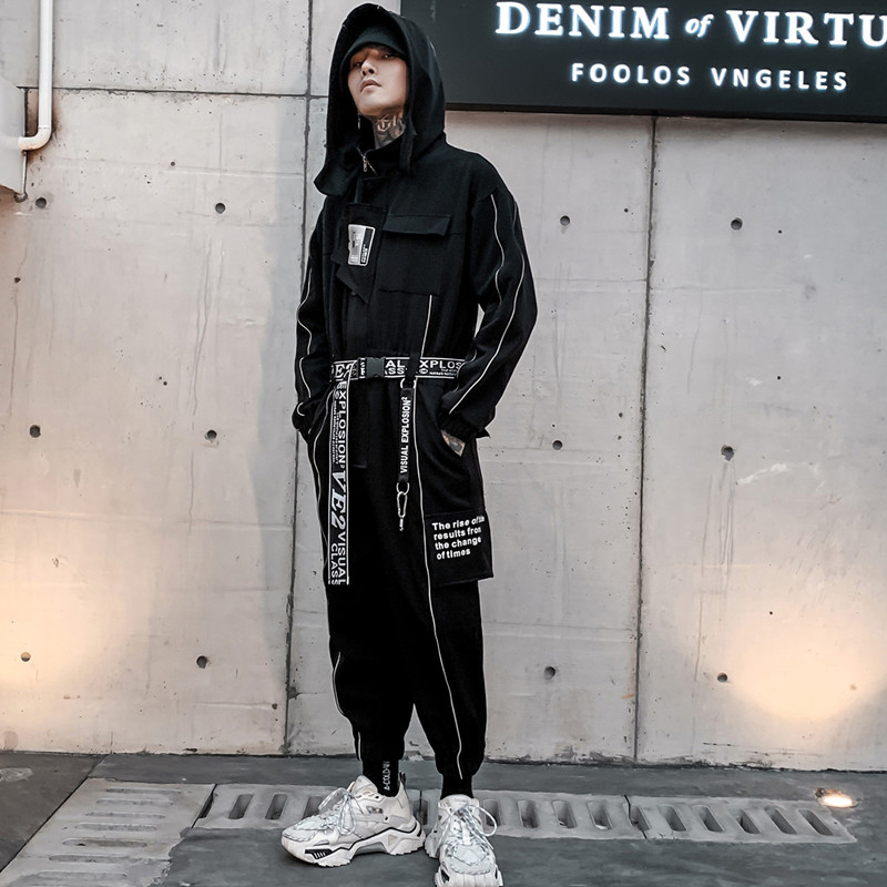 Reflective one-piece sweatshirt