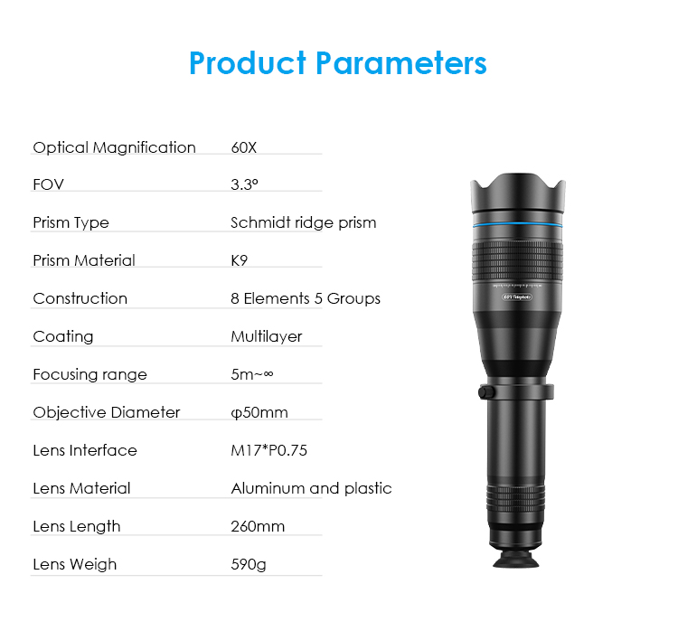 APEXEL mobile telescope telephoto lens - Image 6
