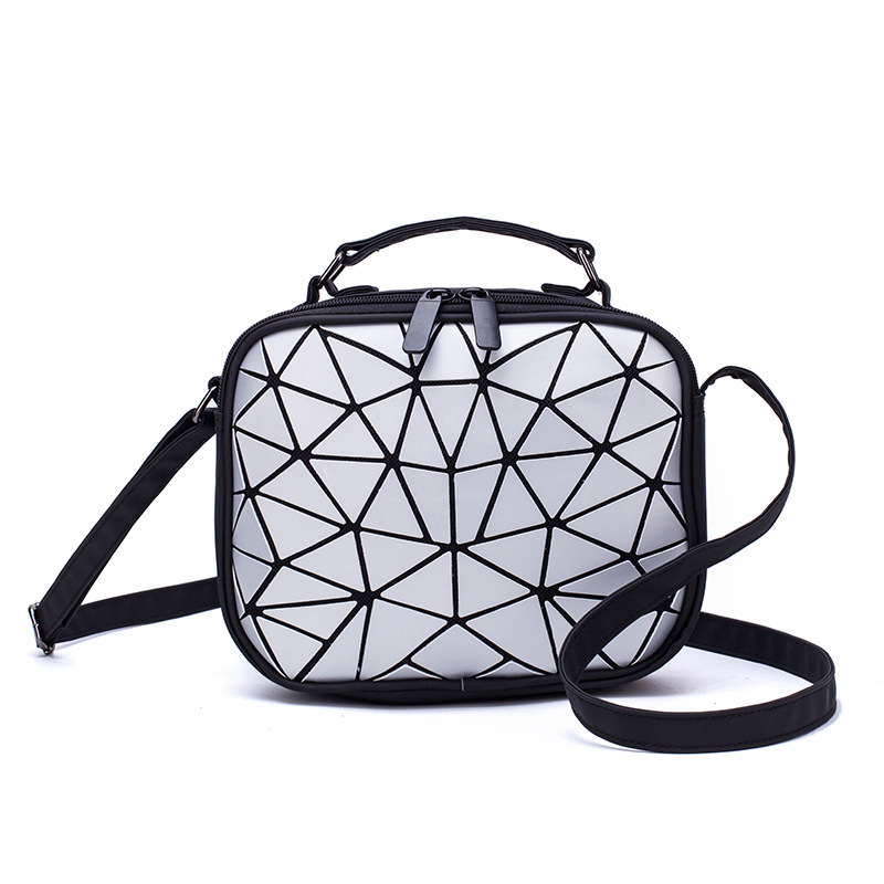 Title 2, Diagonal luminous diamond bag