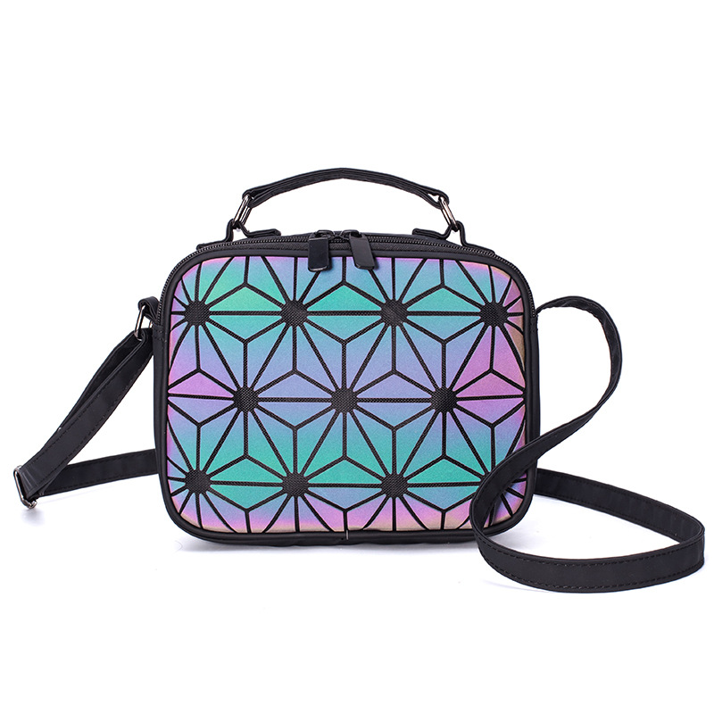 Title 4, Diagonal luminous diamond bag