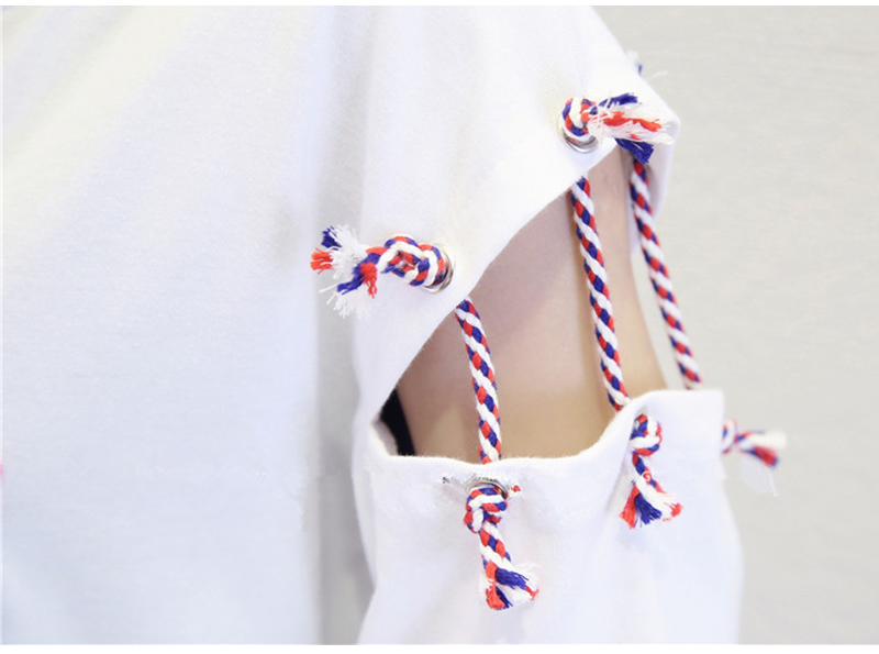 Tie short sleeve T-shirt