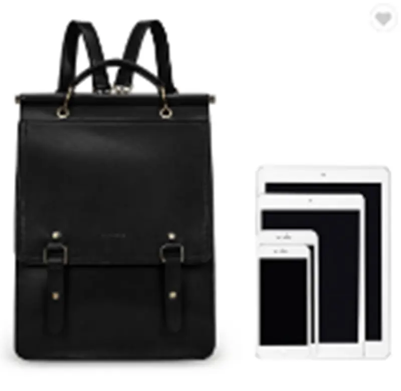 Fashion glossy leather backpack