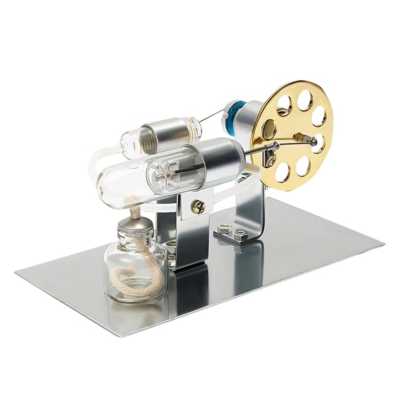 Micro engine steam engine (Silver)