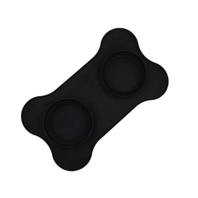 Silicone pet bowl Black - Shop at LoveMi