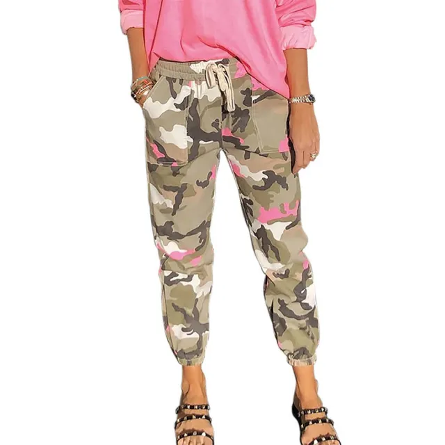 Camouflage casual pants women Camouflage M - Shop at LoveMi