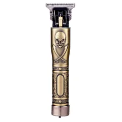 Skull hair salon hair clipper - Gold - View 1