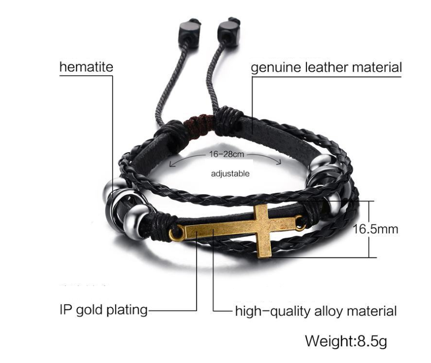 Cross adjustable hand strap