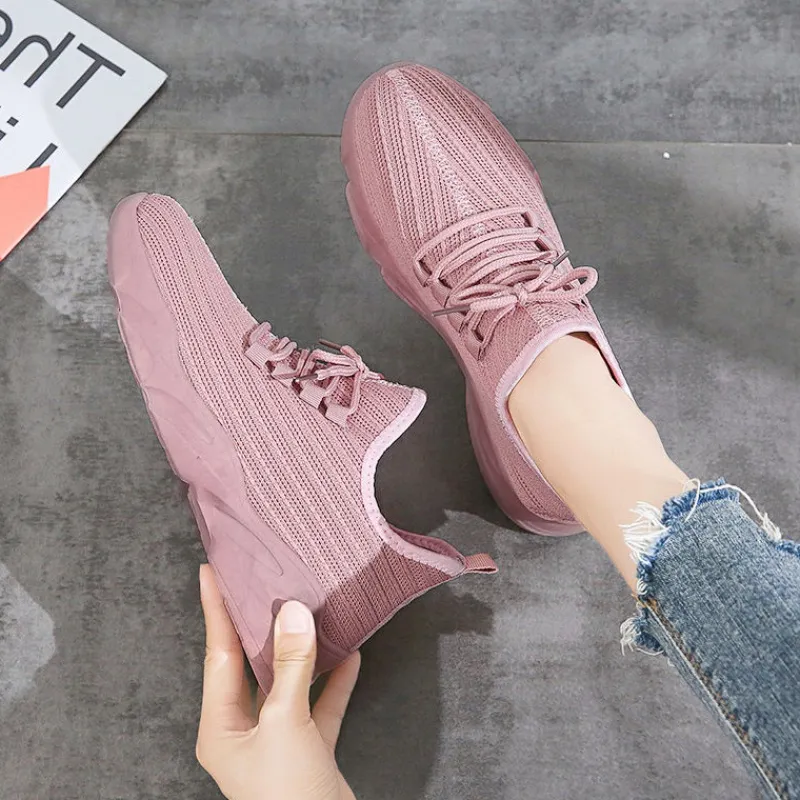 Casual female student single shoes fashion - Pink