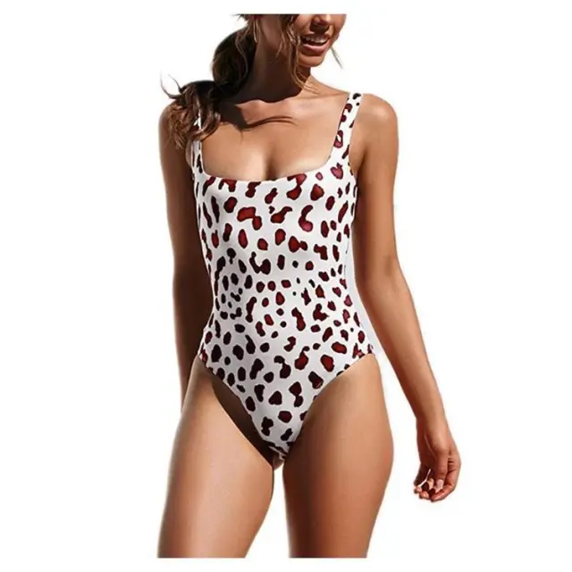 Leopard snake print sexy ladies one piece swimsuit Leopard - Shop at LoveMi