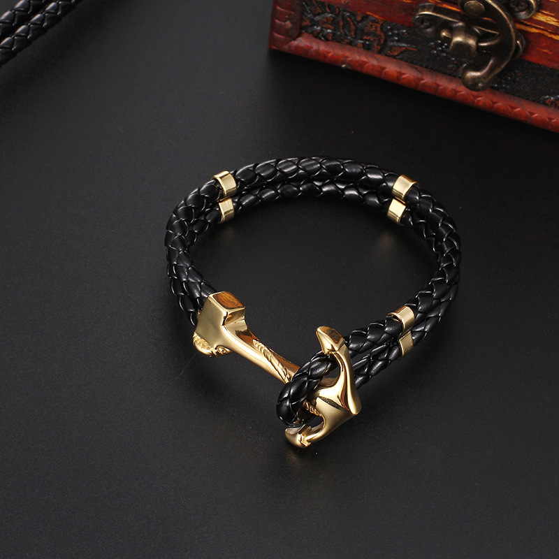 Anchor stainless steel bracelet
