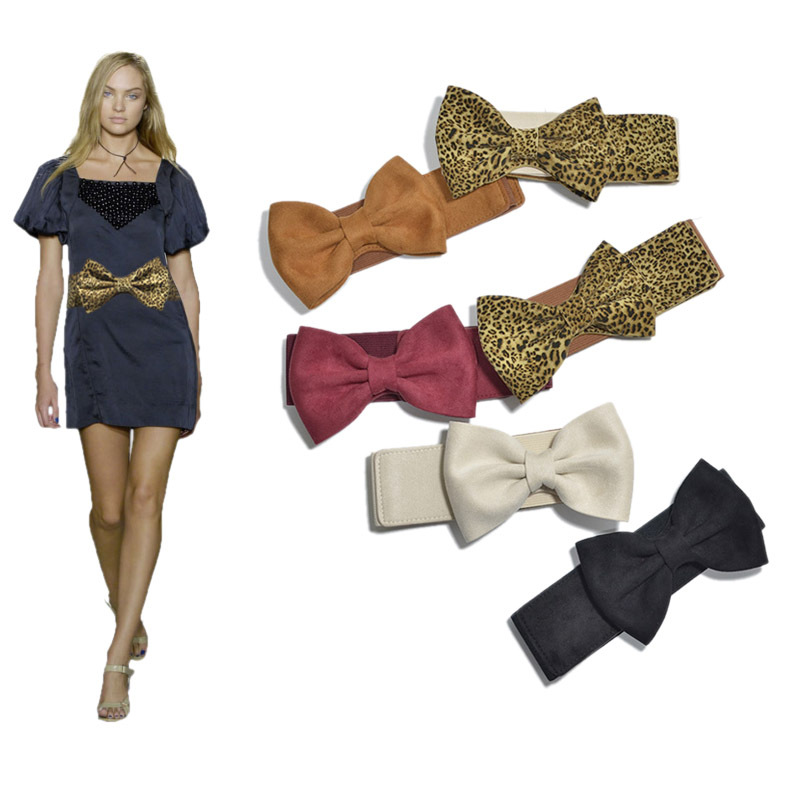 Women's elastic wide belt