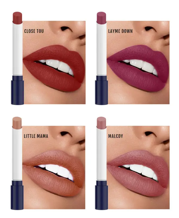 Long lasting cigarette tube lipstick set