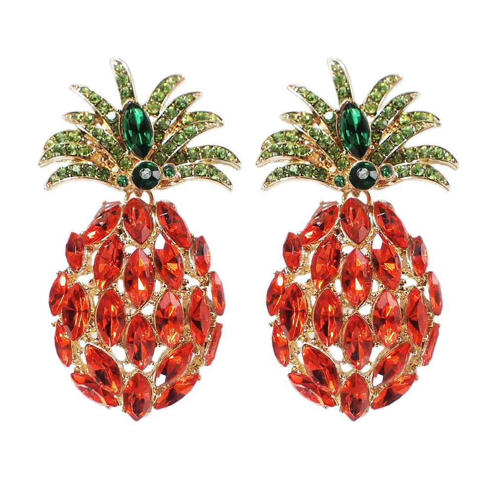 Cool tropical fruit earrings