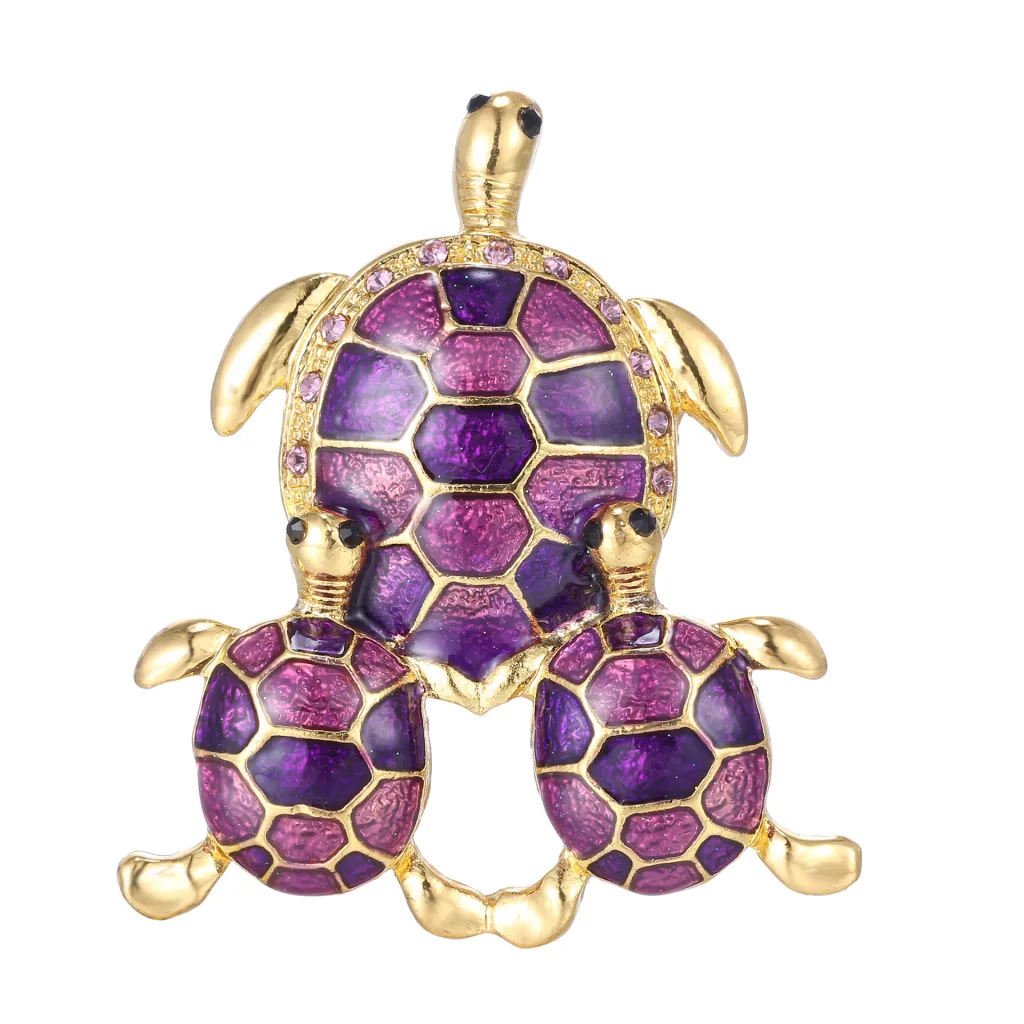 Parent-child tortoise corsage - W22914D03