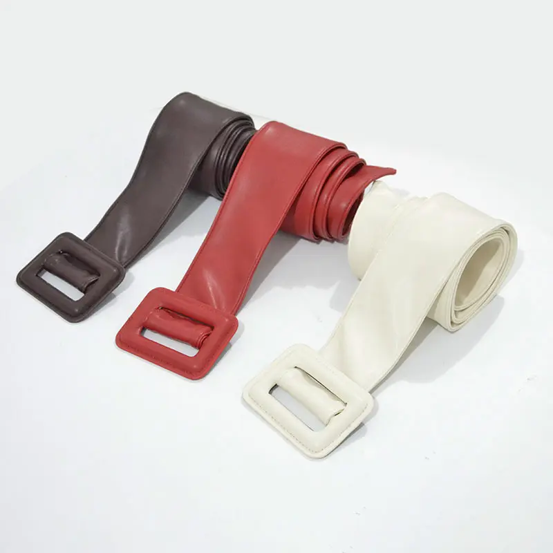 Sheepskin Wide Belt Women