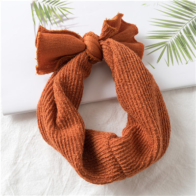 Children's headdress all match bow hairband elastic Orange - Shop at LoveMi