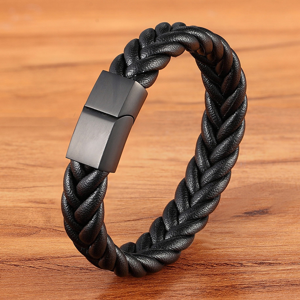 Title 2, Titanium staal gevlochten armband