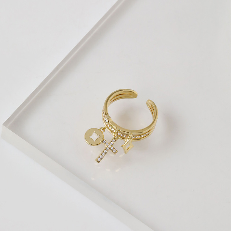 Japanese niche design cross ring