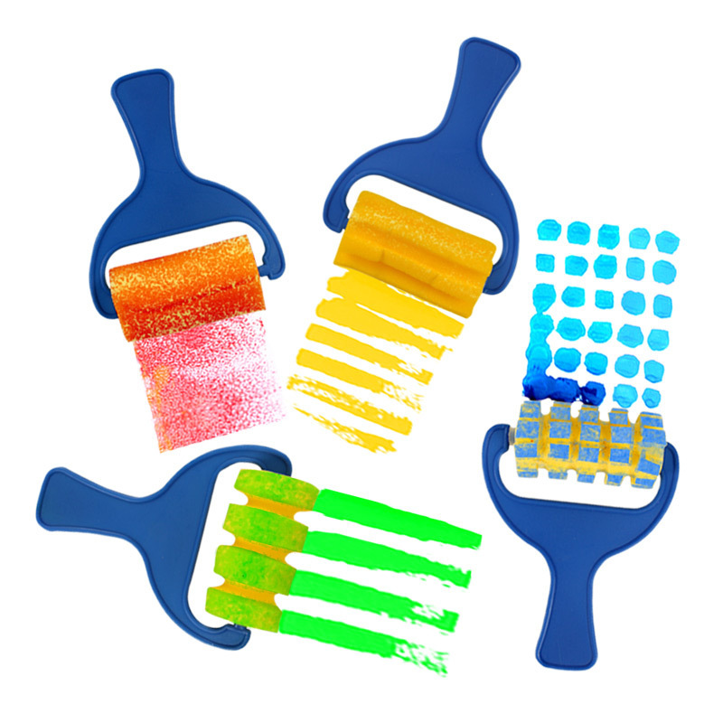 Art roller sponge painting brush