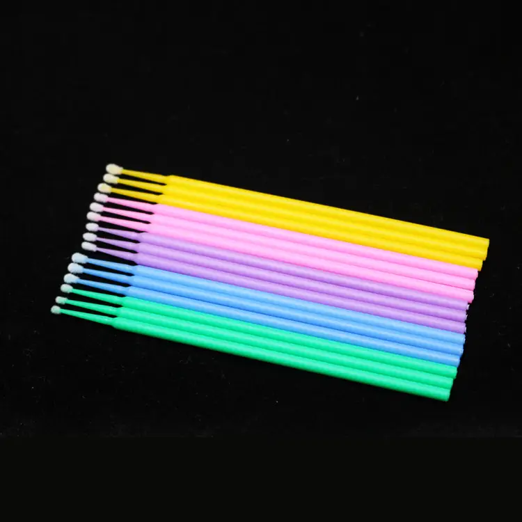 Bottled lash extension cotton swabs