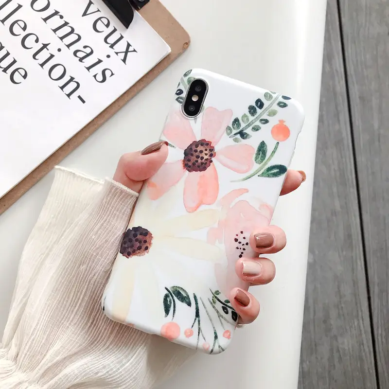 Vintage flower phone case