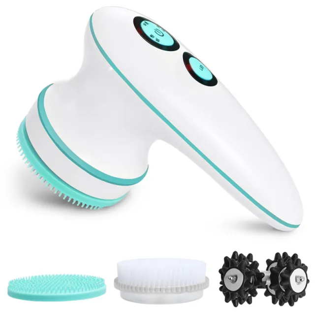 Rechargeable waterproof silicone bath brush Green - Shop at LoveMi