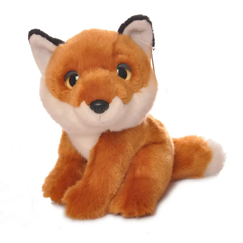 Simulation animal fox plush toy