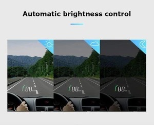 Afficheur tête haute HUD pour voiture sur prise OBD 8