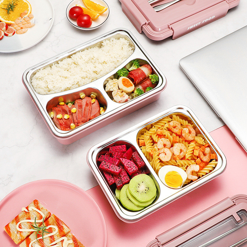 304 stainless steel double-layer insulated lunch box