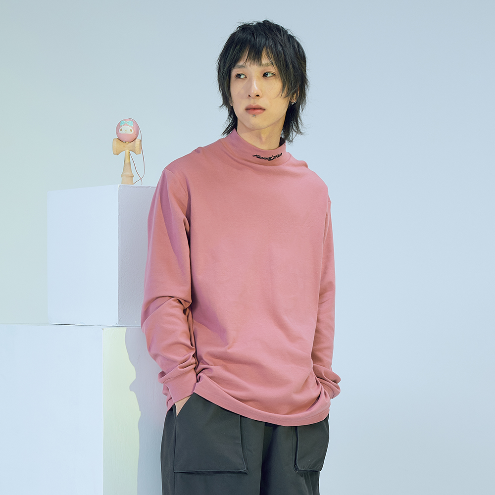 FUNKYFUN half high neck bottoming shirt