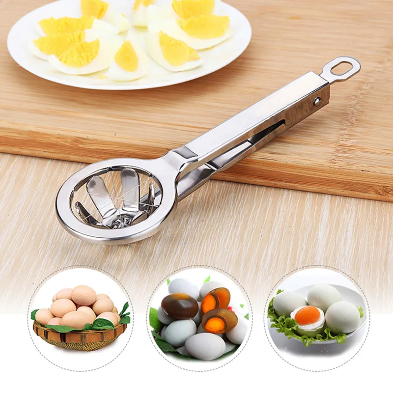 Stainless Steel Egg Cutter Hexagonal Cutting Cooked S Tool