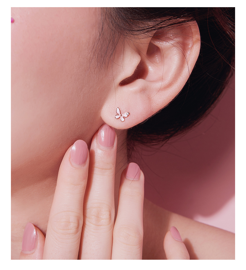 Mini butterfly earrings