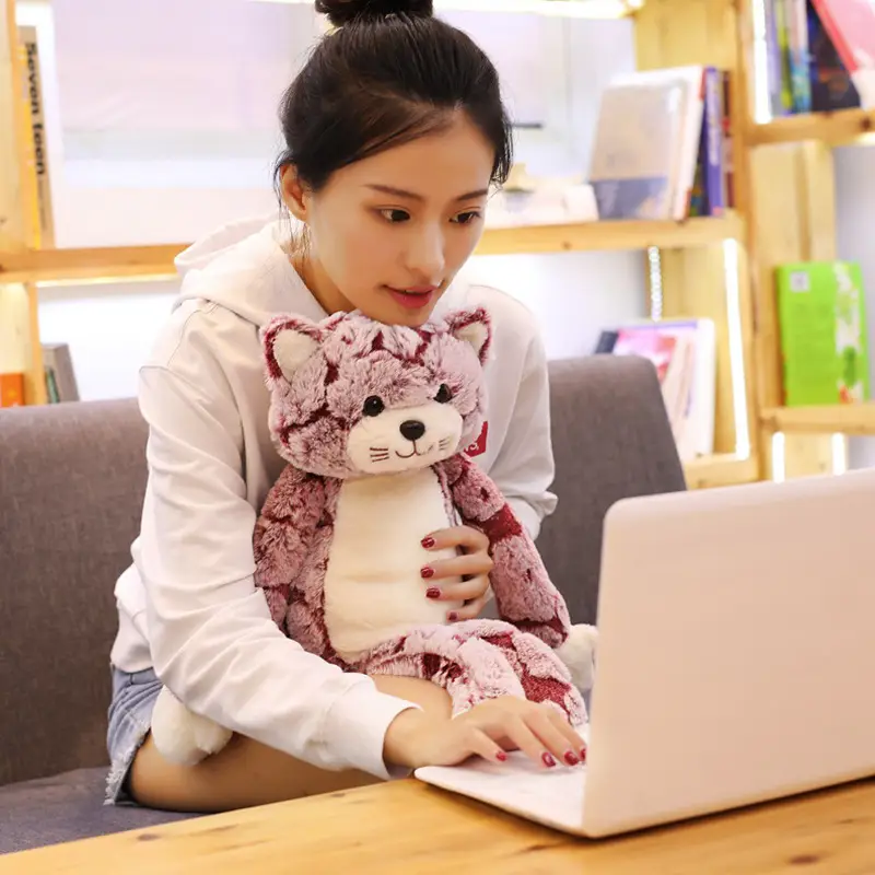 Cartoon flower cat plush toy