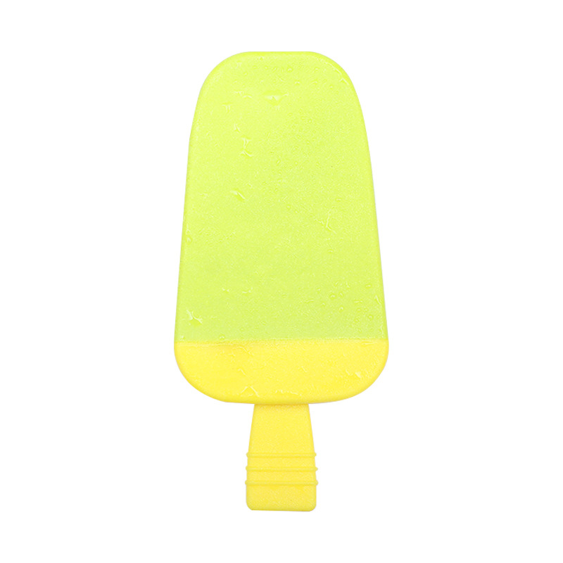 Yellow green ice cream