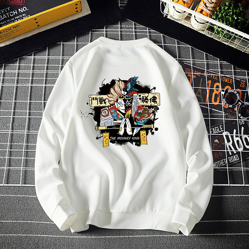 Chinese style men's loose sweatshirt