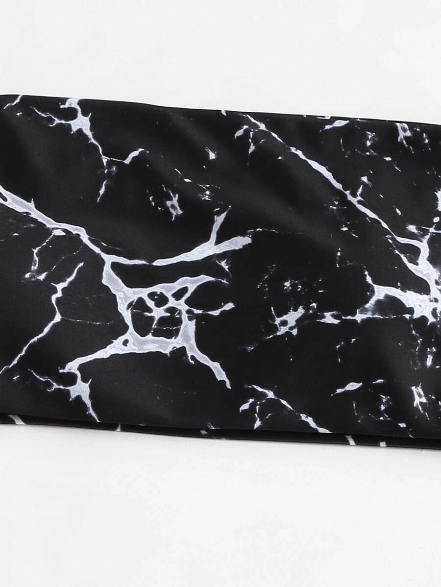 Two-piece high waist swimsuit double-sided suit