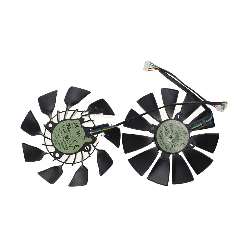 Graphics card dual fan